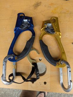 Petzl Jumars - aid climbing tools