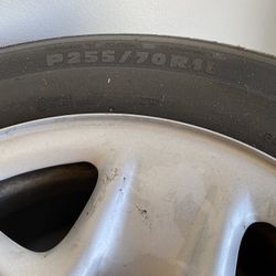 2019 TOYOTA TUNDRA RIMS AND TIRES 50 %LIFETIME