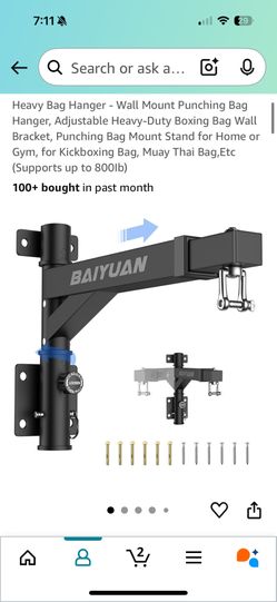 Boxing Bag Hanger Wall Mount