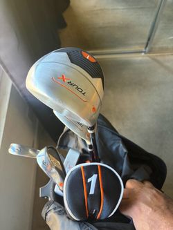 JR golf clubs - left handed Tour X
