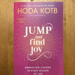 Jump and Find Joy book by Hoda Kotb
