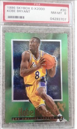 1996 SKYBOX E-X2000 KOBE BRYANT PSA8
