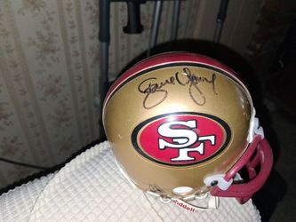 Signed San Francisco 49ers Riddell Mini Helmet