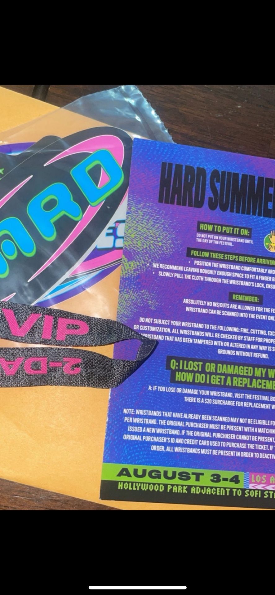 HARD SUMMER TICKET