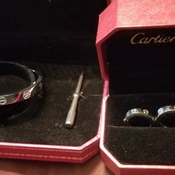 Designer bracelet and earrings set