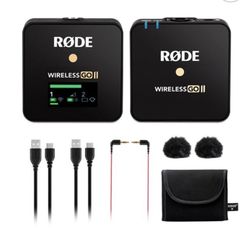 NEW! RODE WIRELESS GO II - Compact Wireless  Microphone System -Single Set NEW IN BOX