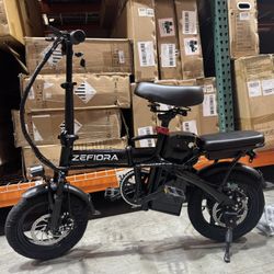 Folding electric bicycle