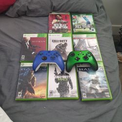 Xbox 360  Xbox 360live Xboxone Games Plus 2 Controllers