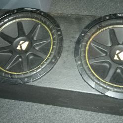 Two Kicker 12's In Ported Enclosure 