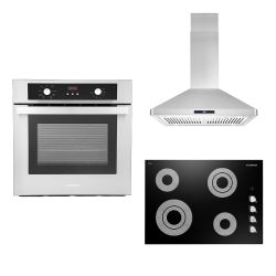 LUXURY KITCHEN APPLIANCES - New Open Box RANGE OVEN COOKTOP HOOD 