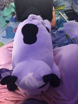 Snoozimals Cow 20in Black