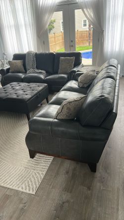Two leather couches