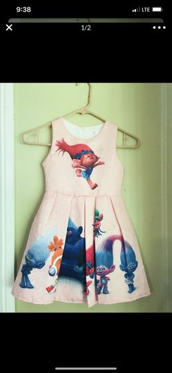 Vestido de trolls size 4