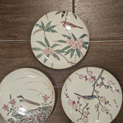 Hamilton Numbered Collection Porcelain  Plates Satsuma Ready To Hung  On The Wall