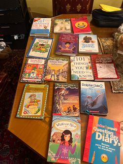 Books for sale ask for the price