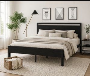 King bed Metal Platform Bed Frame