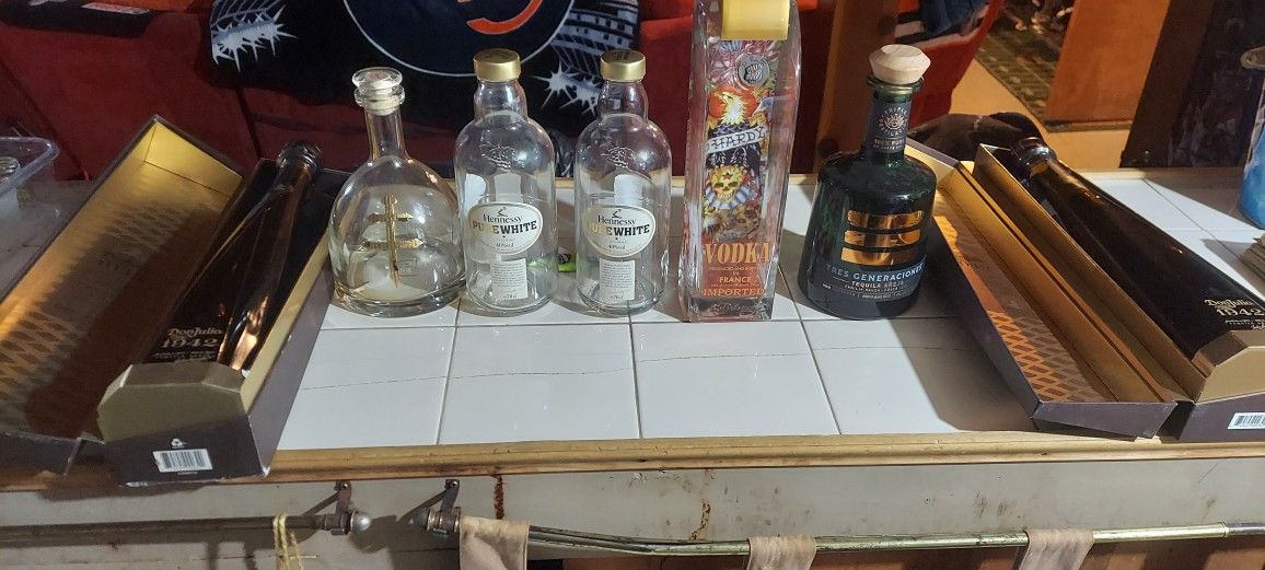 Empty Liquor Bottles