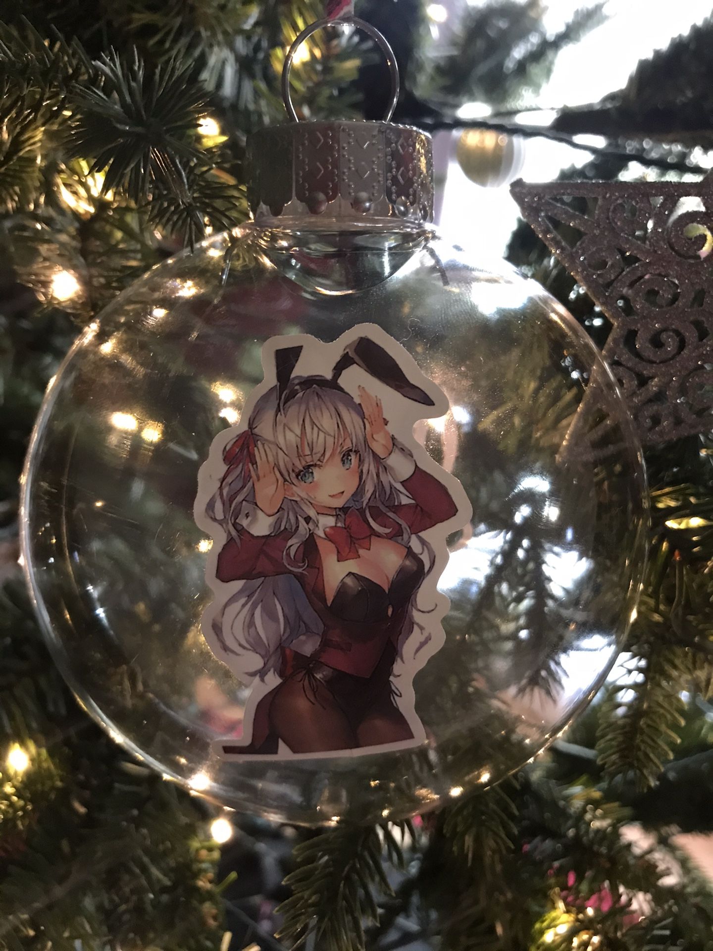Christmas Anime Ornaments Personalized