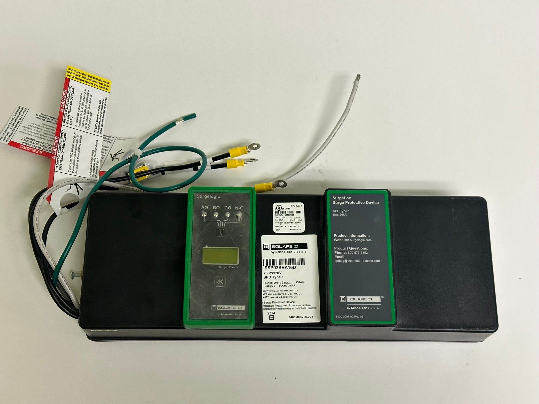 Square D (SSP02SBA16D) Surge Protection Device SPD Type 1