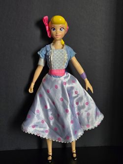 Disney Pixar Toy Story 4 Bo Peep 14 in Talking Action Figure Doll Missing Staff
