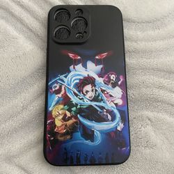 Demon Slayer anime phone case fit for Iphone 14 pro max