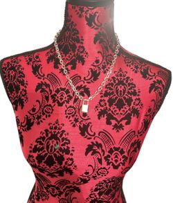 Claire's Mini Lock Pendant Necklace