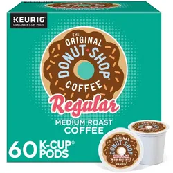 (BRAND NEW-SEALED) The Original Donut Shop Regular Coffee Pods - Medium Roast - 60ct/23.4oz