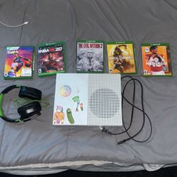 Xbox One S, Turtle Beach Headset, and Seven Games For Sale!