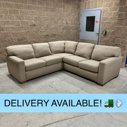 Taupe L Sectional Couch Sofa by Flexsteel (DELIVERY AVAILABLE! 🚛💨)
