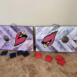 Cardinals Cornhole Set Arizona Cardinals Football NFL