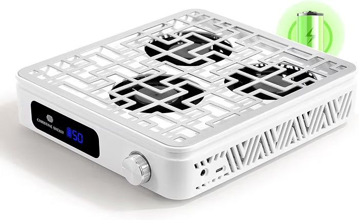 Christine Shelley Nail Dust Collector Portable Cordless Rechargeable