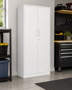 White Storage Cabinet