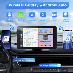 Wireless Apple Carplay and Android Auto Screen for Car
