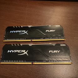 HyperX Fury 16GB DDR4 3733MHz RAM (2x8GB kit)