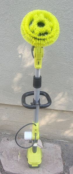 Ryobi Cordless Power Scrubber with Brush With Battery and Charger