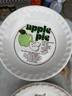 Vintage pie dishes