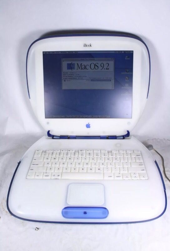 Apple iBook G3 indigo Clamshell 366MHz 120GB HDD 512MB RAM M6411