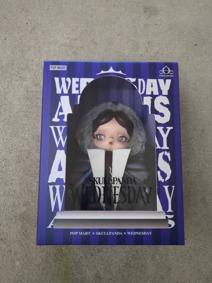 Popmart Wednesday Addams Plush Pendant