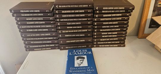 Louis L'Amour Hardcover Book Collection – 30+ Titles