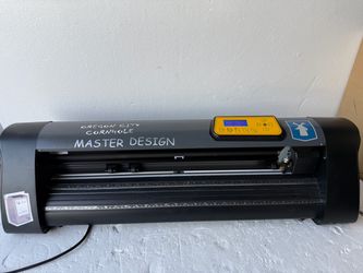 GE721 28” Vinyl Cutter Cutting Plotter – Powers On & Responds to Test