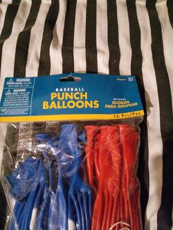 Baseball punch balloons