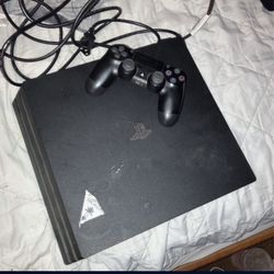 PS4 Pro/with Controller And Cords 