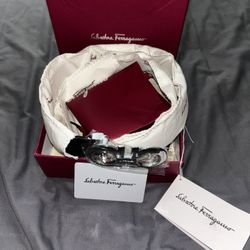 Ferragamo Reversable & Adjustable Leather Belt Size 32