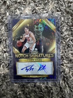 Tyler Kolek Auto Card