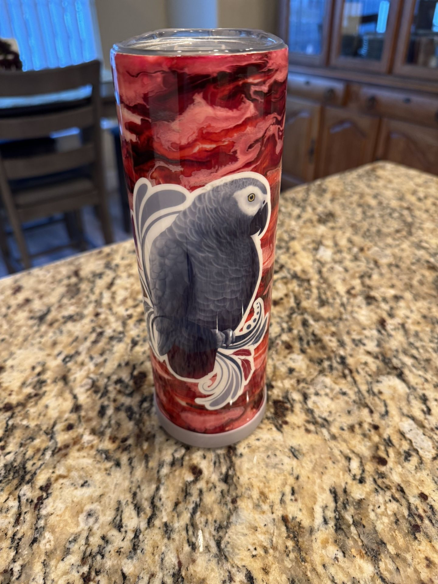 African Grey Insulated Cup