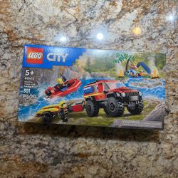LEGO 4x4 Fire Truck And Rescue Boat 60412