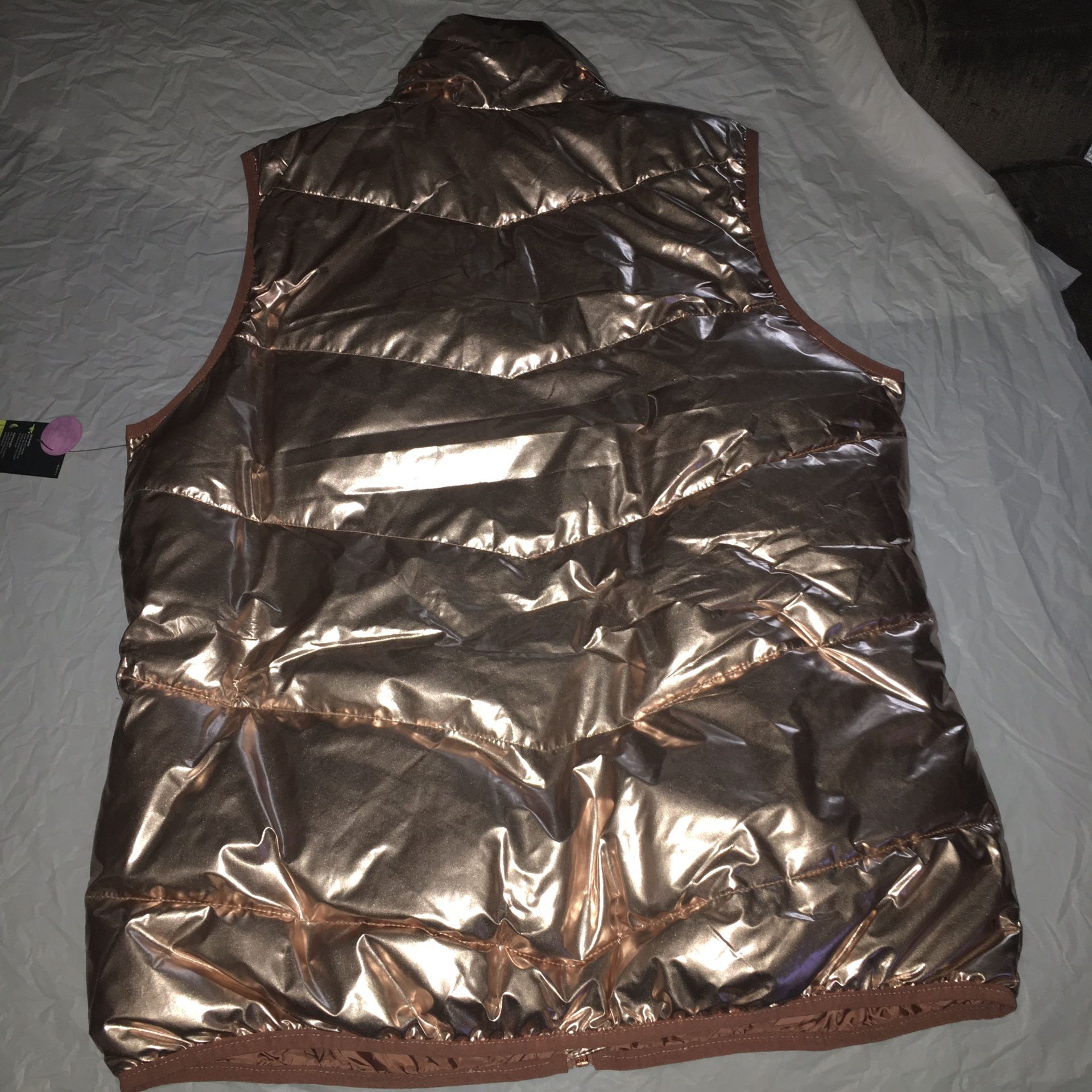 Athletic Vest- Rose Gold Color Large Tag Attached