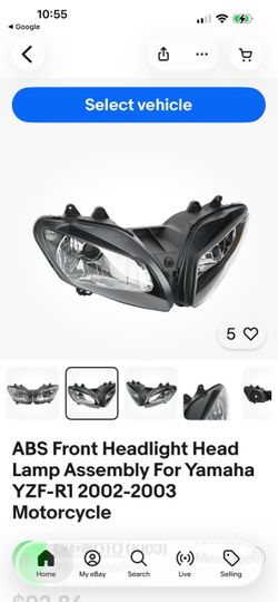2002 to 2003 Yamaha R1 headlight new aftermarket yh6