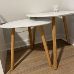 Set Of 2 Coffee Table - Side Table 