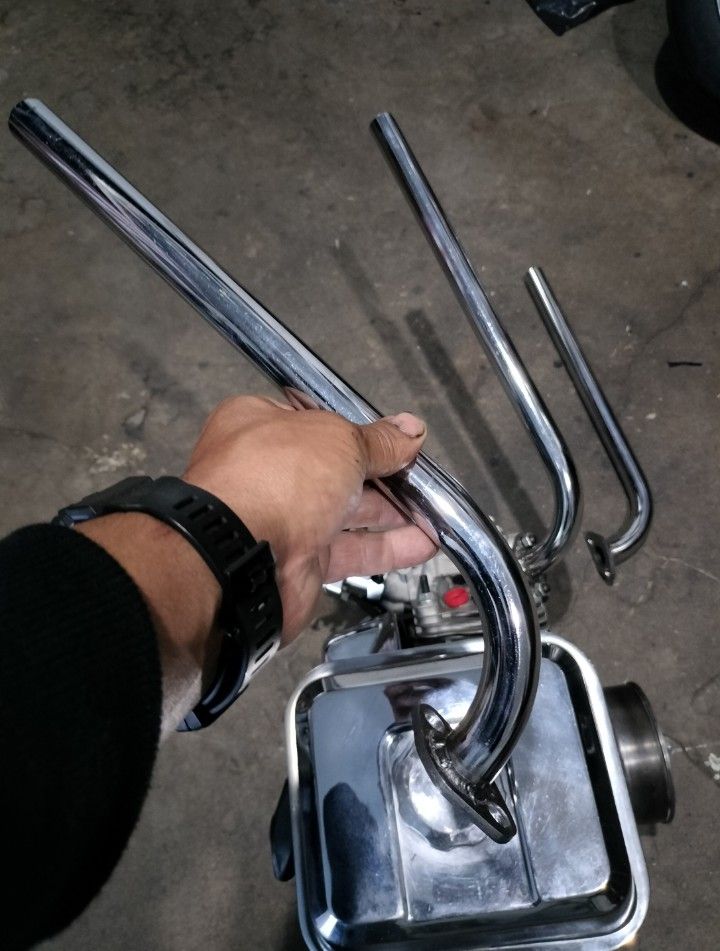 Mini Bike Minibike Go Cart Go Kart Chrome Pipe